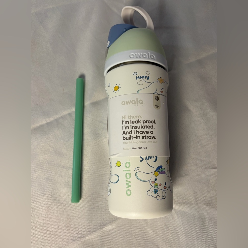 Owala insulated water bottle with a built-in straw.Iced breeze 16oz. 3 - Picture 2 of 2